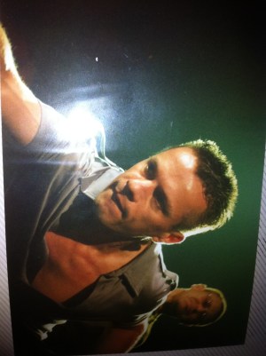 46 Larry giving me his drumstick in Jersey