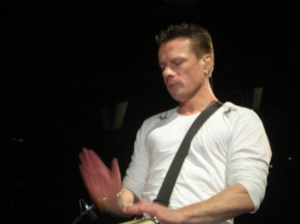 28 larry mullen right in front of me