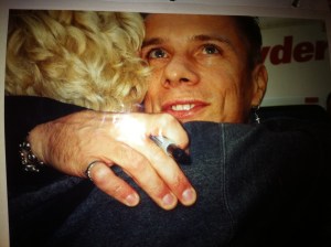 58 Larry hugs me in Baltimore